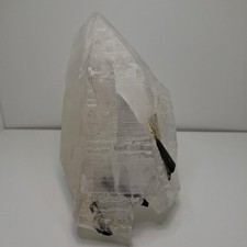 Bergkristall Quarz XL mit Schörl / Schwarzer Turmalin Pakistan