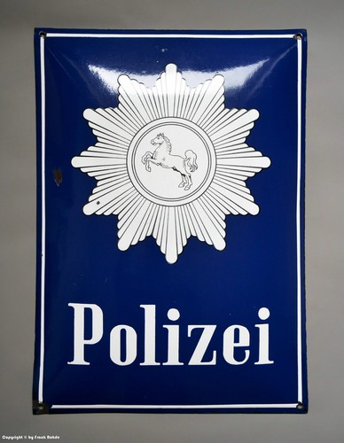 Altes emailschild polizei - emailschild,