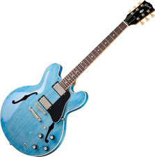 Gibson ES-335 Ocean Blue Gloss Original Collection Hollowbody Gitarre Koffer