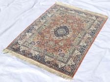 Seidenteppich China in Isfahan Art Orientteppich Seide Teppich weiche Haptik