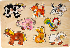 57873 Steckpuzzle Bauernhof