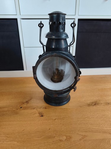 Bahnlampe antik signallampe - antik,
