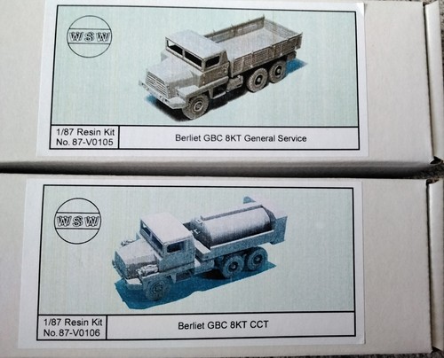 Resin kit berliet gbc - resin, 8