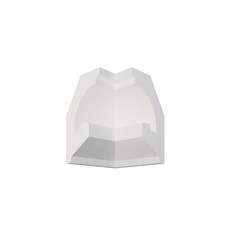 4 Innenecken LED Zierleiste Stuckleiste für indirekte Beleuchtung XPS OL-47