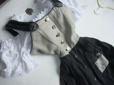 Dirndl Trachtenkleid Balkonett Dirndel Kleid Landhauskleid Gr. 36