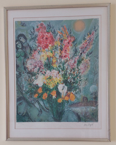 Marc chagall bouquet - chagall, fleurs