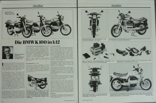 Motorrad bmw 100 12 von - k, in