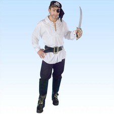 Piratenhemd Gr. 50/54 Shirt