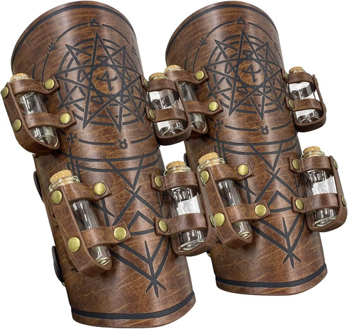 Mittelalter leder armschienen - mittelalter,