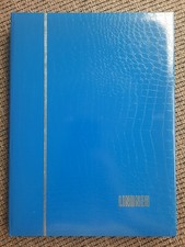 Briefmarkenalbum / Einsteckbuch - Blau - Lindner Nr. 1145