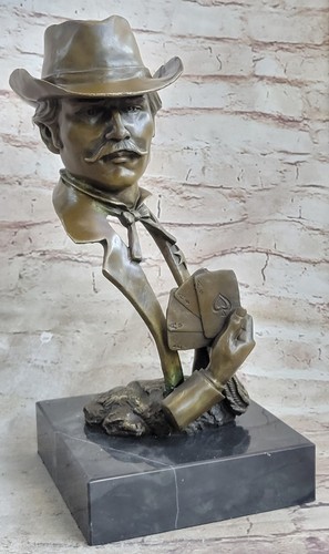 Bronze statue wager ole west - ole,