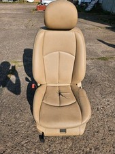 Mercedes W211 Sitze vorne links Fahrersitz Beige Leder