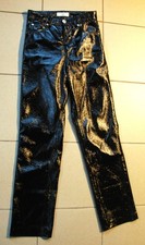 Lackhose,Knautschlack,The Frankie Shop,schwarz,knatschig,Gr.S,Gothic,WGT,punk