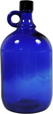 Blue XL Glass Bottle 2 Litres