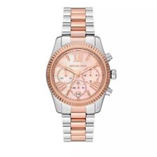 Michael Kors Damen Armbanduhr Lexington Chronograph Stainless Steel Watch Two To