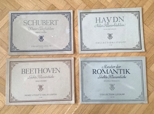 Notenhefte collection - 4x,