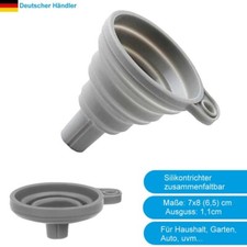 Faltbarer Trichter Silikontrichter Einfüllhilfe Flüssigkeiten - klein / handlich