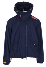Superdry The Windcheater Jacke Damen XS mit Kapuze Zwei Weg Doppellagig Zip