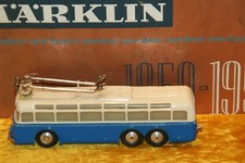 Eheim/Brawa O-Bus, Trolley-Bus, 3-Achser, blau, generalüberholt