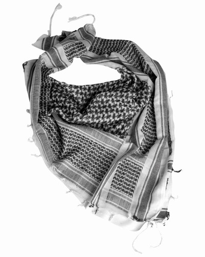 Shemag schwarz weiß scarf - scarf, plo