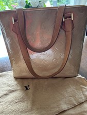 Louis Vuitton Houston original Vintage Tasche mit  Rechnung in Beige 