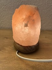 Salzkristall-Lampe Salzlampe Kristall Steinsalz Dekorativ Mediterraner Stil 17cm