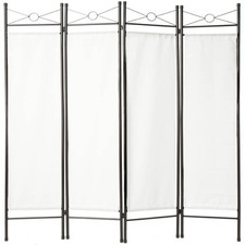 Raumteiler 180x160x2,5cm Trennwand Raumtrenner Stellwand Raumteiler weiß B-Ware