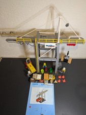 Playmobil 5254 Portalkran Cargo palette Figur Zubehör Kind Spiele
