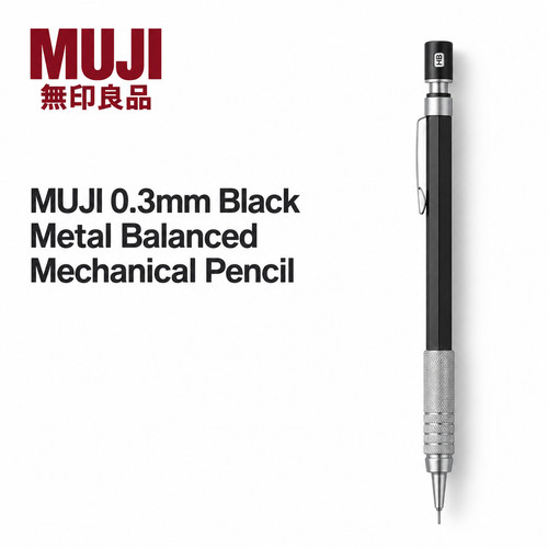 Muji schwarz metall - muji,