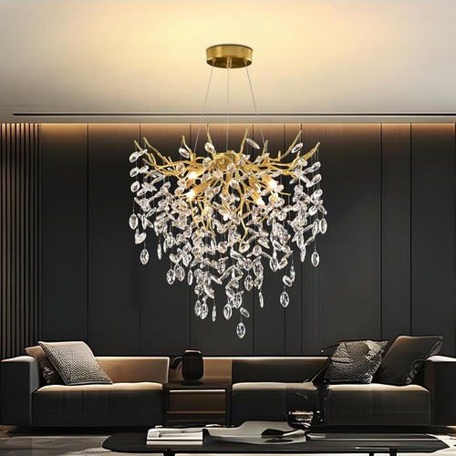 Moderner goldener kristall - moderner,