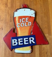 Blechschild ICE COLD BEER 35 x