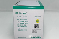 Kanülen Insulin Sterican Gr. 30  0,30 x 12 mm  gelb 100 Stck. REF 4656300