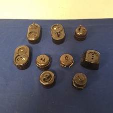 Konvolut alte Steckdosen