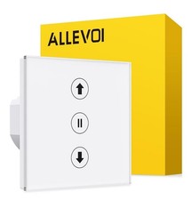 ALLEVOI Smart Jalousieschalter WLAN Jalousie Timer kompatibel mit Alexa/Google