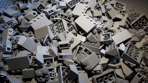 100 graue lego basic - 100,