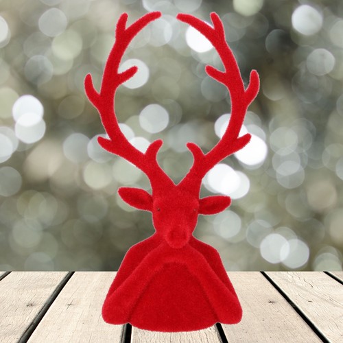 Velours hirsch büste tasko - velours,