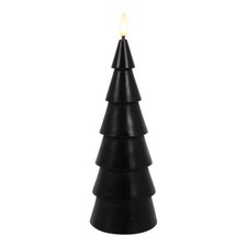 LED-Kerze Tannenbaum Schwarz