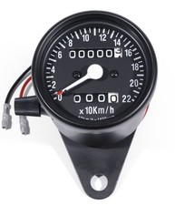 Mini-Tacho 60 mm Schwarz 2:1 f