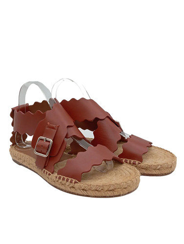 Chloé komfort sandalen braun - chloé, komfort-sandalen