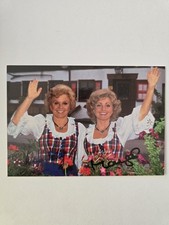 Maria und Margot Hellwig Autogrammkarte Original Signiert