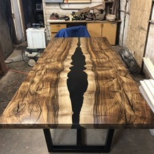 Epoxidharz Tisch Black River -