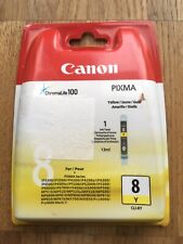 original Canon CLI-8 Y Tintenpatrone Gelb für Pixma Inkjet Drucker 