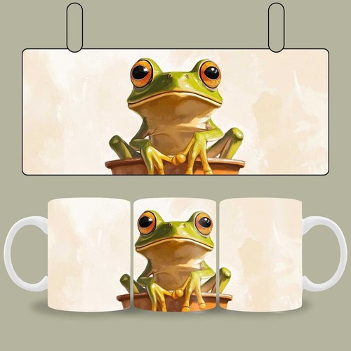 Kaffeetasse lustiger frosch - kaffeetasse,
