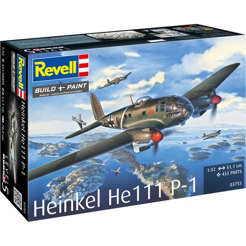 Revell heinkel 111p 1 - heinkel, 111p-1