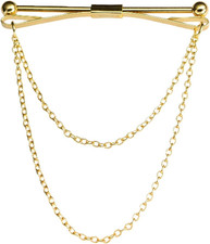 Krawattennadel mit Kette