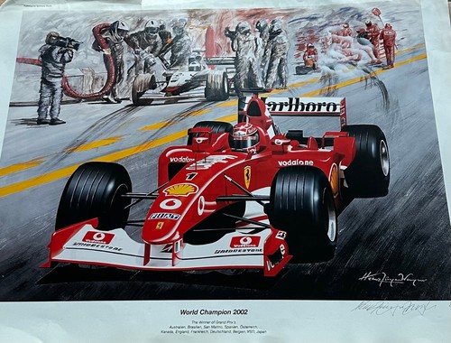 Kunstdruck michael schumacher - kunstdruck,