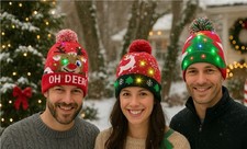 3er Set LED Mütze Oh Deer &