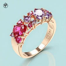 Ring Vergoldet Rosegold Gold