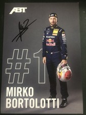 Handsignierte Autogrammkarte *MIRKO BORTOLOTTI* Abt Sportsline DTM Saison 2025