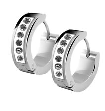 1 Paar glitzernde Edelstahl